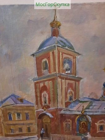 Картина Церковь Успения Божьей Матери в Гончарах холст масло