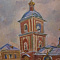 Картина Церковь Успения Божьей Матери в Гончарах холст масло