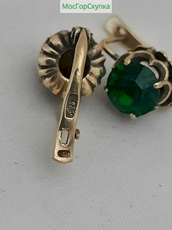 Серьги — Серебро 875 проба