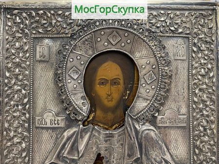 Икона Господь Вседержитель — 1870 год, Московская школа