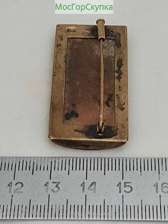 Брошь Яшма, Серебро 875 проба