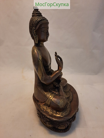 Статуэтка Будды — Бронза — Китай