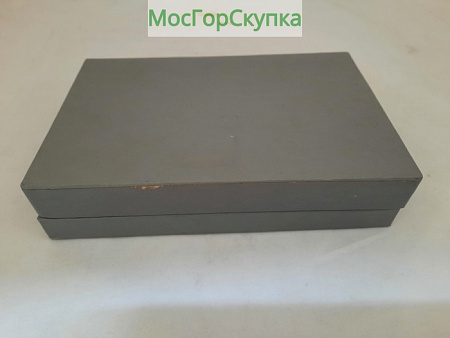 Ложки кофейные 6 штук, эмаль, серебро 875 проба