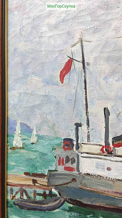 Картина "В Туапсе" Сретенский Г. А. 1967 год