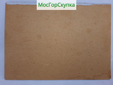 Картина Прощание - картон, масло — Размер 13х17 см