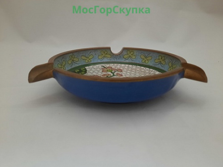 Пепельница.  Клуазоне — Китай 1950-ые годы