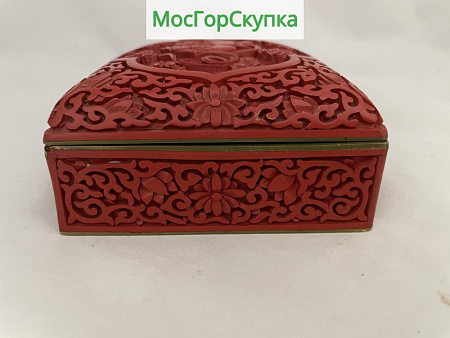 Шкатулка Красный лак — Китай, Размер 15 х 10,5 х 5 см