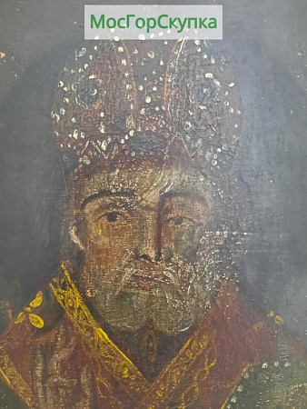 Икона Николай Чудотворец — 19 век