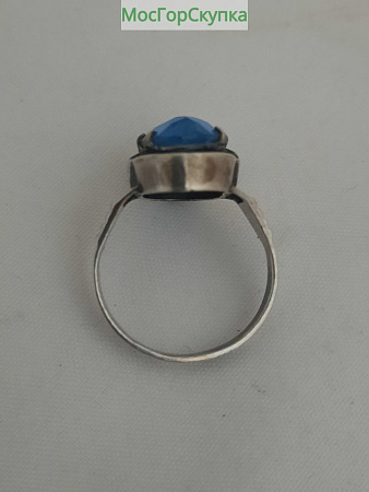 Кольцо, ювелирная вставка Серебро 875 проба