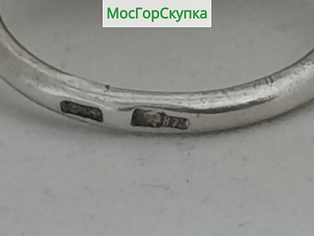 Кольцо, Серебро 875 проба