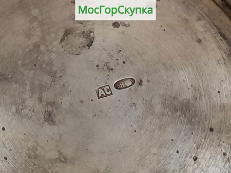 Конфетница Серебро 84 проба — Вес 195 гр. Высота 13 см, диаметр 11 см