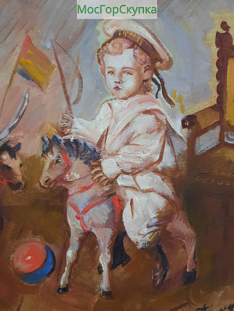 Картина Всадники — холст, масло — Автор Пашукова Н