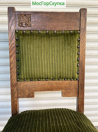 Кресло старинное. Высота 100 см, ширина 50 см, спинка 55 см — Модерн, начало 20-го века