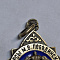Знак Счетоводные курсы М.В. Побединского — Петроград — Серебро 84 проба