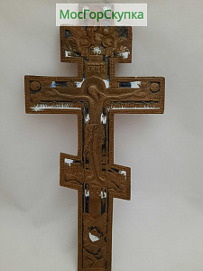 Купить Крест — Распятие — Литье, два цвета эмали