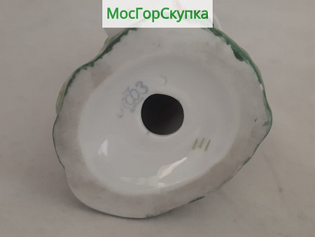 Статуэтка Морячок с гармошкой. Смелый, высота 13 см — ЛФЗ