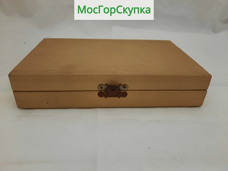 Ложки чайные 6 шт. Серебро 875 проба, эмаль