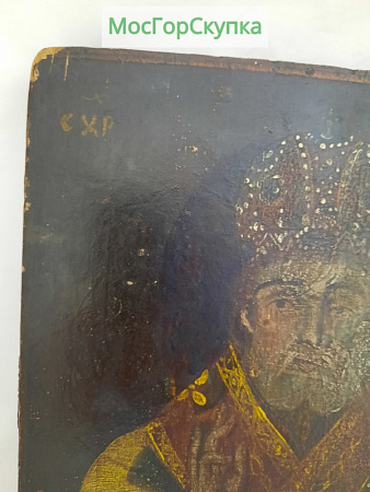 Икона Николай Чудотворец — 19 век