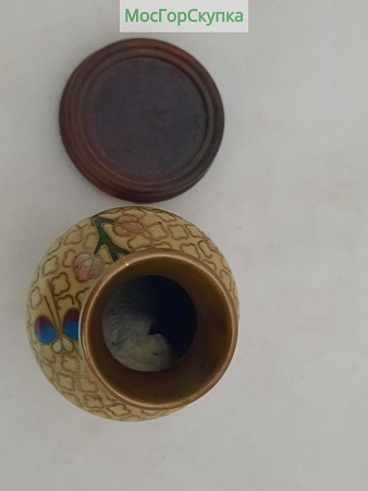 Ваза клуазоне — Китай — 9,5 см