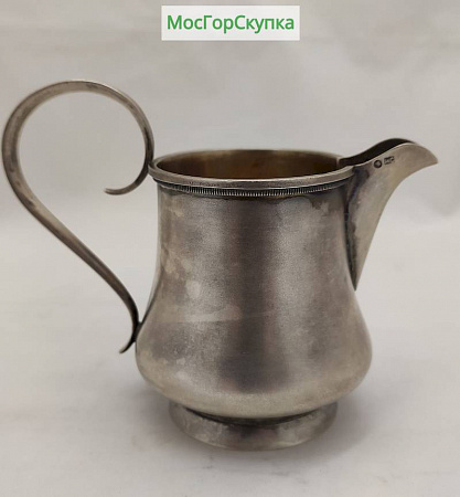 Молочник серебро 84 пробы. И.С.