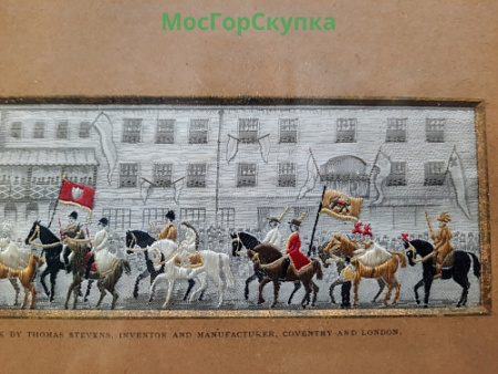 Картина вышивка - The Lady Godiva Procession - Англия