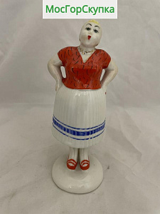 Купить Фарфоровая статуэтка — Сплетница — ЛЗФИ, Высота 15 см