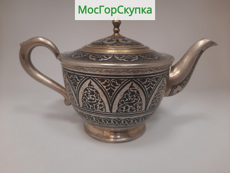 Чайник заварочный — Серебро 875 проба