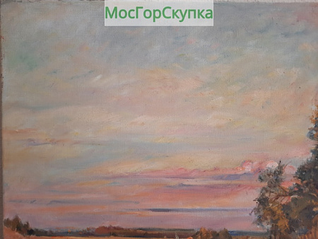 Картина Цветёт Кипрей — холст, масло — Автор ИВАНОВА В.В.