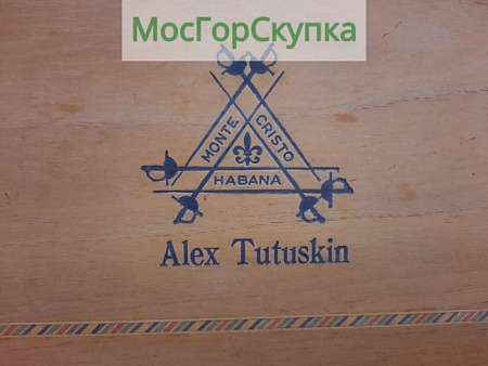 Коробка сигарная ALEX TUTUSKIN — MONTE CRISTO. HABANA