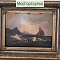 Картина "Морской пейзаж" — холст, масло — 1865 год