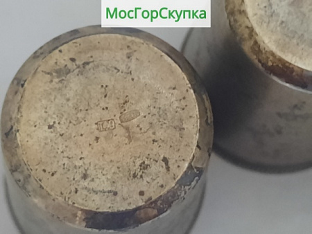 Стопки, три штуки — Серебро 875 проба (ТФ9)