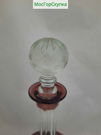 Графин Марганцевое стекло — СССР