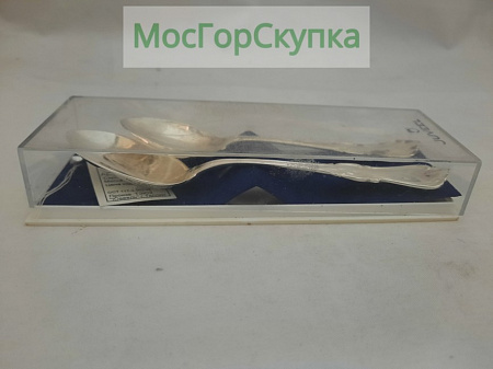 Ложки - чайная и кофейная  — Серебро 830 проба