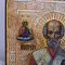 Икона на дереве Николай Чудотворец 19 век