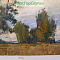 Картина Облачный день — картон, масло Авт. Комиссаров И.Е 1956