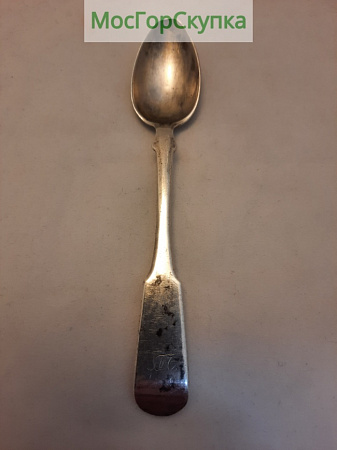 Ложка чайная из серебра 84 проба — 1846 г.