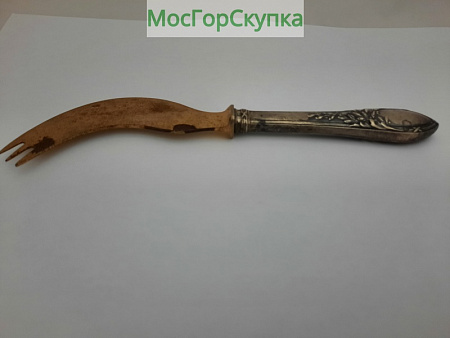 Нож для сыра — серебро 84 пробы