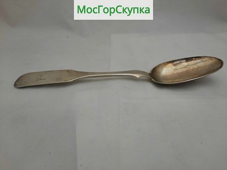 Ложка столовая — Серебро 84 проба — М.Пурец
