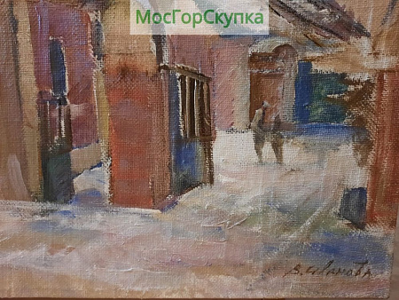 Картина Церковь Успения Божьей Матери в Гончарах холст масло