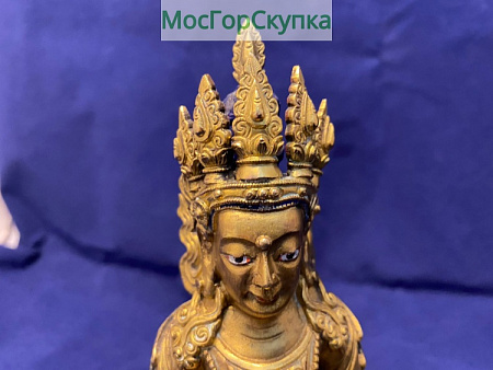Статуэтка Будды — Бронза, золочение