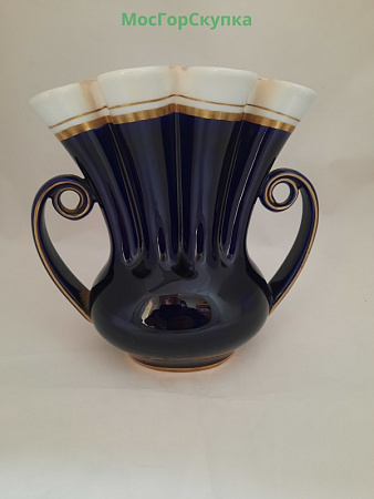 Ваза Веер фарфор ЛФЗ