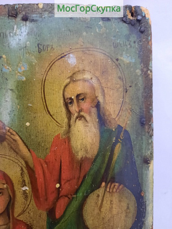 Икона Коронование Пресвятой Богородицы - 19 век.