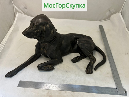 Собака — Чугун - Куса — Высота 17 см, длина 37 см
