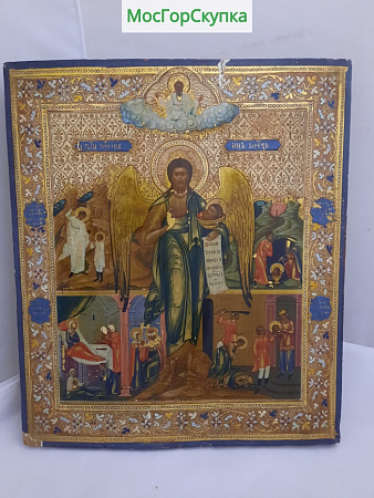 Икона Иоанн Предтеча XIX век