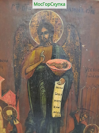 Икона Иоанн Предтеча — 19 век.