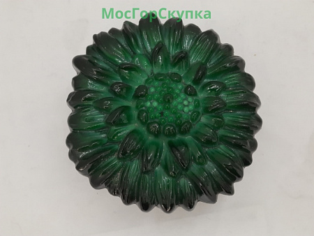 Шкатулка из малахитового стекла