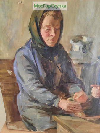 Картина Герой Соц. Труда — Холст, масло — В.Серов