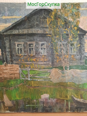 Картина Северный край. Тишина — холст, масло — Авт. Пахарьков В. Д. - Иванова В.В.