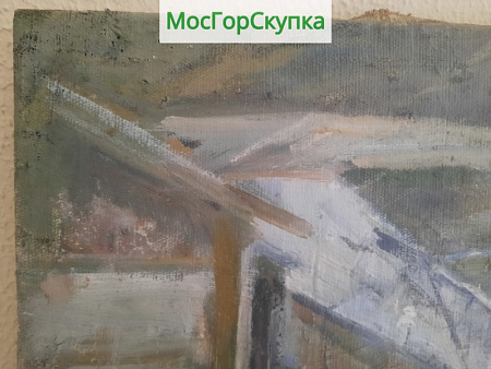 Картина Кировский металлургический завод — холст, масло — Авт. Иванова В.В