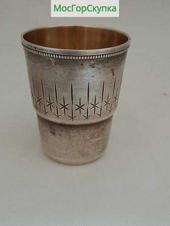 Стопка из серебра — серебро 916 пробы